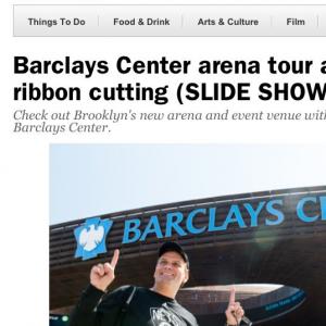 Featured front page Time Out New York for Barclays Center Brooklyn Nets