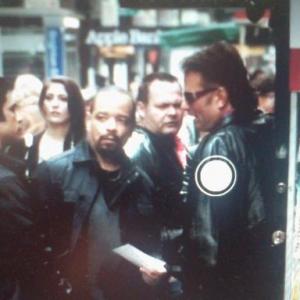 Portraynig Russian Gangster and confronting actor IceT in featured scene