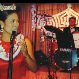 Performing as drummer for Angelica Baraqio first Miss Hawaii to win the Miss America Pageant Atlantic City NJ
