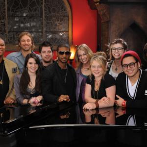 Still of Usher Raymond, Lee DeWyze, Katie Stevens, Aaron Kelly, Andrew Garcia, Didi Benami, Casey James, Crystal Bowersox, Michael Lynche, Siobhan Magnus and Tim Urban in American Idol: The Search for a Superstar (2002)