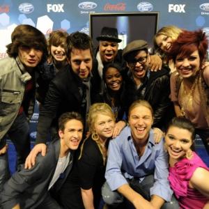 Still of Didi Benami, Crystal Bowersox, Michael Lynche, Siobhan Magnus, Paige Miles and Tim Urban in American Idol: The Search for a Superstar (2002)