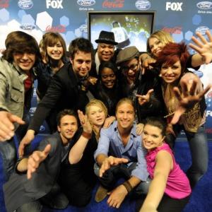 Still of Didi Benami, Crystal Bowersox, Michael Lynche, Siobhan Magnus, Paige Miles and Tim Urban in American Idol: The Search for a Superstar (2002)