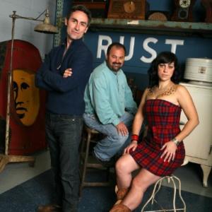 Frank Fritz, Mike Wolfe and Danielle Colby-Cushman in American Pickers (2010)