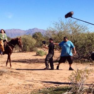 Filming on location in Arizona A HORSE FOR SUMMER
