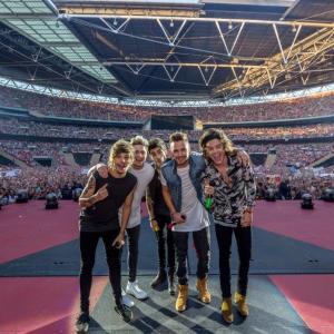 Still of Liam Payne, Harry Styles, Zayn Malik, Niall Horan and Louis Tomlinson in One Direction: Where We Are - The Concert Film (2014)