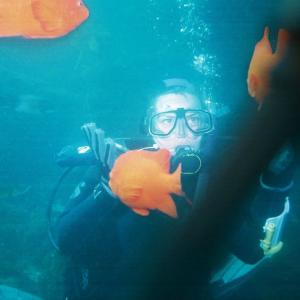 Certified Naui Dive Master Eileen Prudhont in Catalina CA