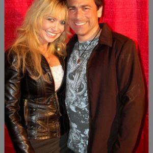 Actress/Supermodel Eileen Rene and boyfriend Actor John Prudhont http://www.imdb.com/name/nm1574897/ at 
