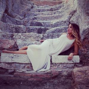 Greek Goddess shoot in ancient city of Athens