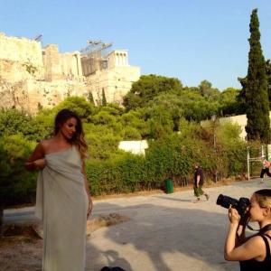 Greek Goddess Photo Shoot Acropolis Athens Greece