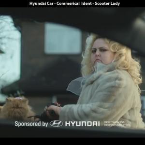 Hyundai Car Advert 2011 Character  Scooter Lady