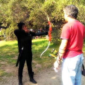 Archery Practice.