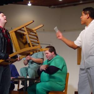 Guy Wellman as Aide Williams in One Flew Over the Cuckoos Nest as performed by the cast of the Tidewater Players.