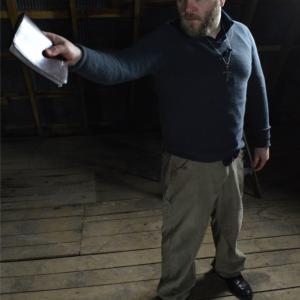 Holland as Roger in the foundfootage horror film Moorland