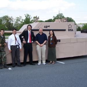 The tank we built for Cardboard Warfare