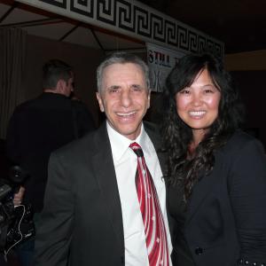 Talbot Perry Simons and Grace Yang at Premier for Still The Drums