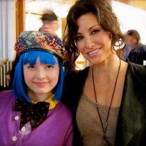 on HBOs How To Make It In America set with Gina Gershon