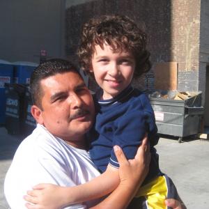 Max and Guierrmo at the Jimmy Kimmel Show (right before showtime;)