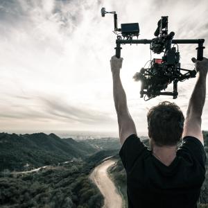 Shooting MoVI landscapes in the hills of LA on a Nike shoot.