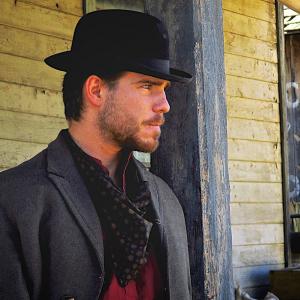 John Redlinger as Jesse James in History Channels Gunslingers