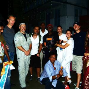 Indrani with cast and crew of Double Exposure in Kolkata India 2010