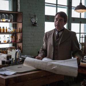 Eric Rolland as Thomas Edison in the National Geographic Channel miniseries AMERICAN GENIUS