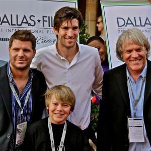 Luke Coffee, Juddy Talt, Rocky Powell and Dillon Powell at Dallas International Film Festival.