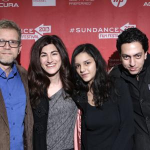 Jehane Noujaim, Natalie Cass, Sanaa Seif and Ahmed Barbary at event of Al midan (2013)