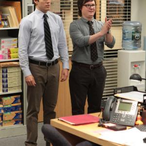 Still of Clark Duke and Jake Lacy in The Office (2005)