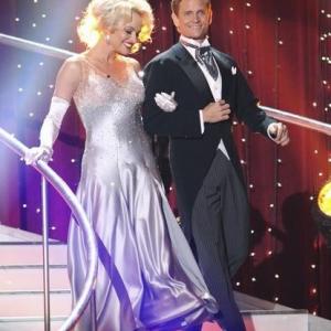 Still of Pamela Anderson and Damian Whitewood in Dancing with the Stars 2005