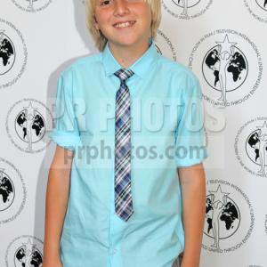 Miles Elliot at The Young Artist Awards before winning Best Performance in a Feature Film Leading Actor!