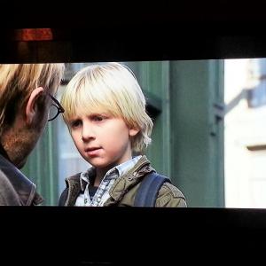 Miles Elliot and Rhys Ifans in The Amazing Spiderman