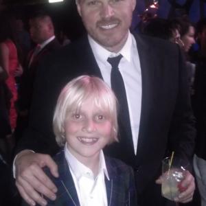 Miles Elliot and Marc Webb the Director of The Amazing Spiderman at Premiere Party