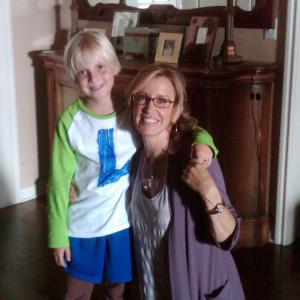 Felicity Huffman and Miles Elliot on LESSTER location shoot