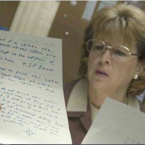 Zodiac killer's handwriting for the film 