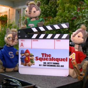 Alvin  The Chipmunks The Squeakquel film stuffy standins with poseable armatures in collaboration with Debra Seydoux