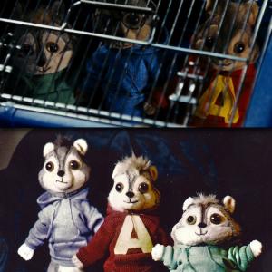 Alvin And The Chipmunks film stuffed dolls