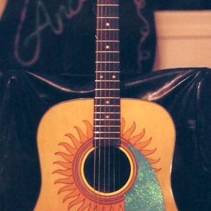 Ghost Whisperer TV pilot handpainted and decorated guitar