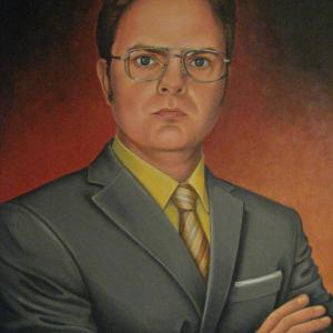The Office TV show portrait of Dwight