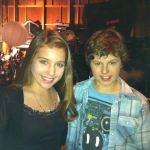Paris with Nolan Gould on the set of Modern Family
