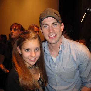 Paris with Chris Evans at the premiere of Puncture