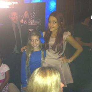 Paris Smith with Ariana Grande