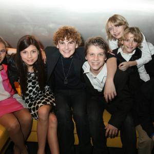 Madeline with the cast of Zombeo and Juliecula at the Premiere