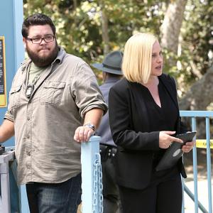 Still of Patricia Arquette and Charley Koontz in CSI Cyber 2015