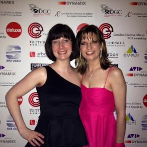 At the Canadian Cinema Editor's Awards 2012