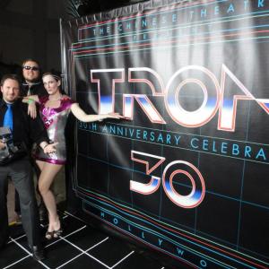 Producing a spot for Beyond the Marquee at the Tron 30th Anniversary at the Chinese Theaters in Hollywood