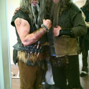 Playing a Viking in a Geico commercial for the History Channels show Vikings