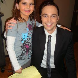 On the set of Conan with Jim Parsons