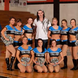 Blugrass stalions cheerleaders and Myself of coarse