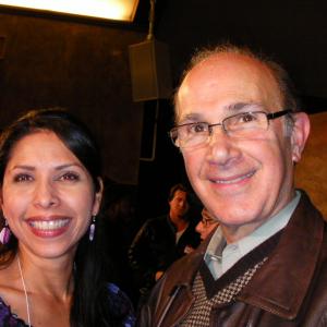 Susanna Velasquez and Producer Howard Kazanjian at the 168 Film Project Mixer