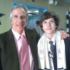 Logan Shea and Henry Winkler in Childrens Hospital Party Down